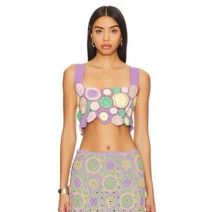 NWT Agua Bendita ‘Tanit’ Crop Top